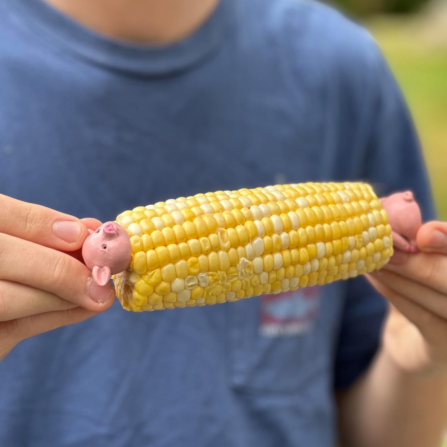 Outset Piglet Corn Holder Set of 8