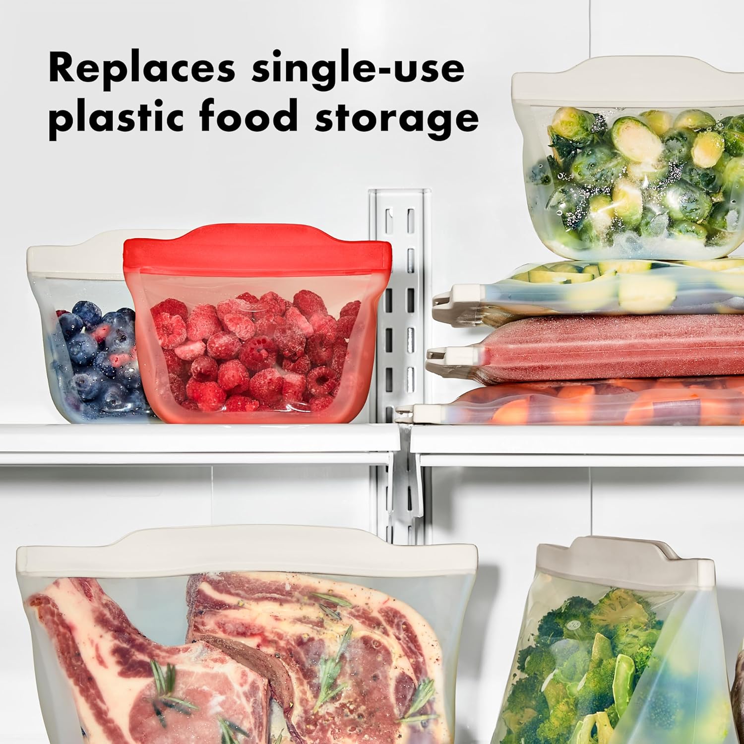 OXO Good Grips Reusable Silicone Bag Half Gallon