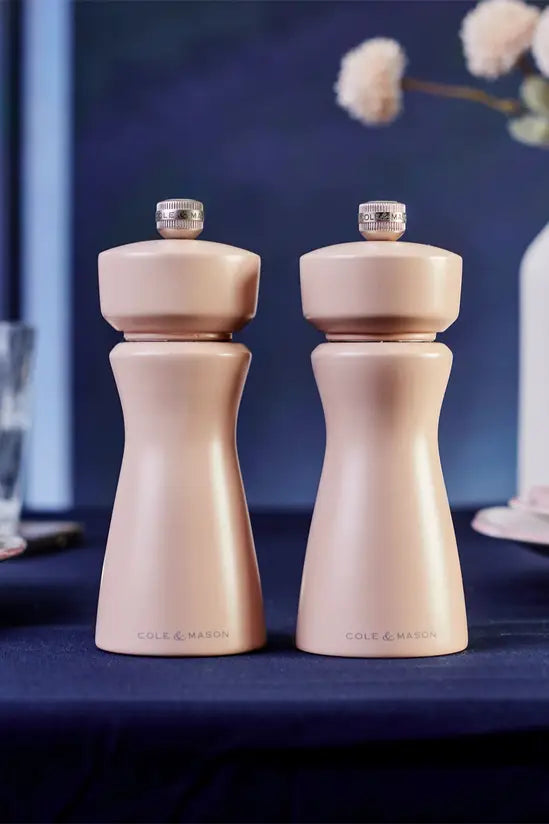 Cole & Mason Kenton Salt/Pepper Mill – Himalayan Salt Pink – 6" / 15 cm
