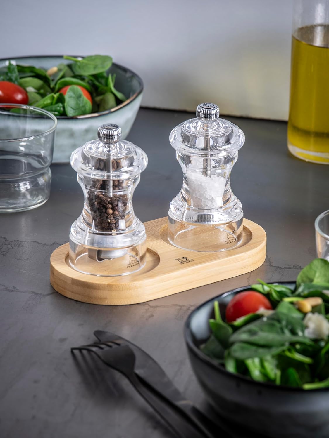 Peugeot Linea Bamboo Mill Tray – Natural