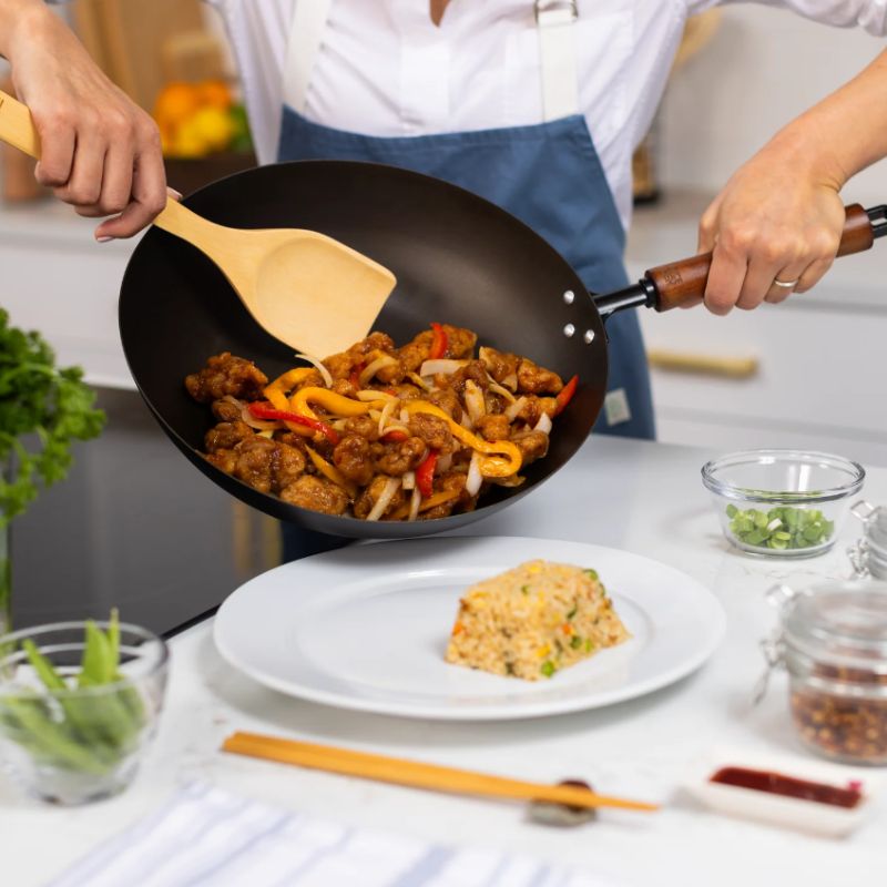 Joyce Chen Classic Series 12-Inch Carbon Steel Preseasoned Stir Fry Pan Joyce Chen by Kitchen Niche