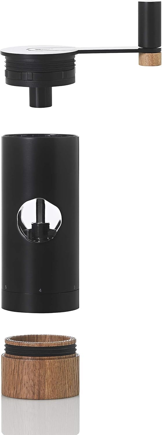 AdHoc PowerMill Stainless Steel Crank Handle Salt and Pepper Mill – 8" / 20 cm