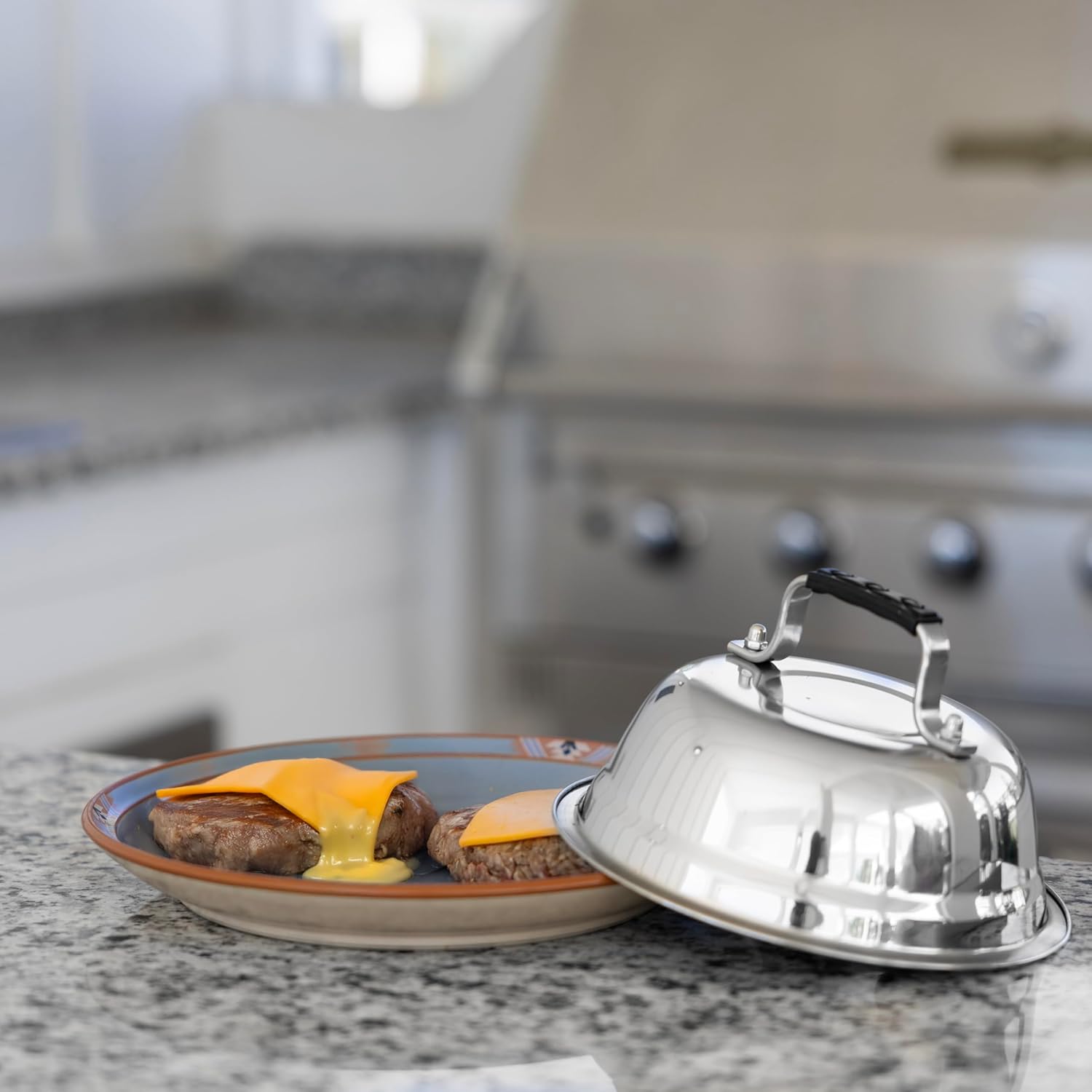 Outset 7.5" Stainless Steel Burger Melting Dome