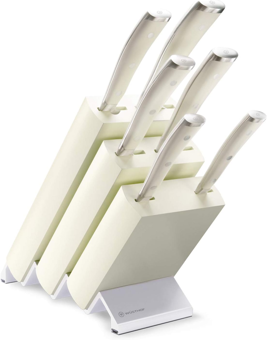 Wüsthof Classic Ikon Crème Knife Block Set Crème Block – 7-pcs. by Kitchen Niche