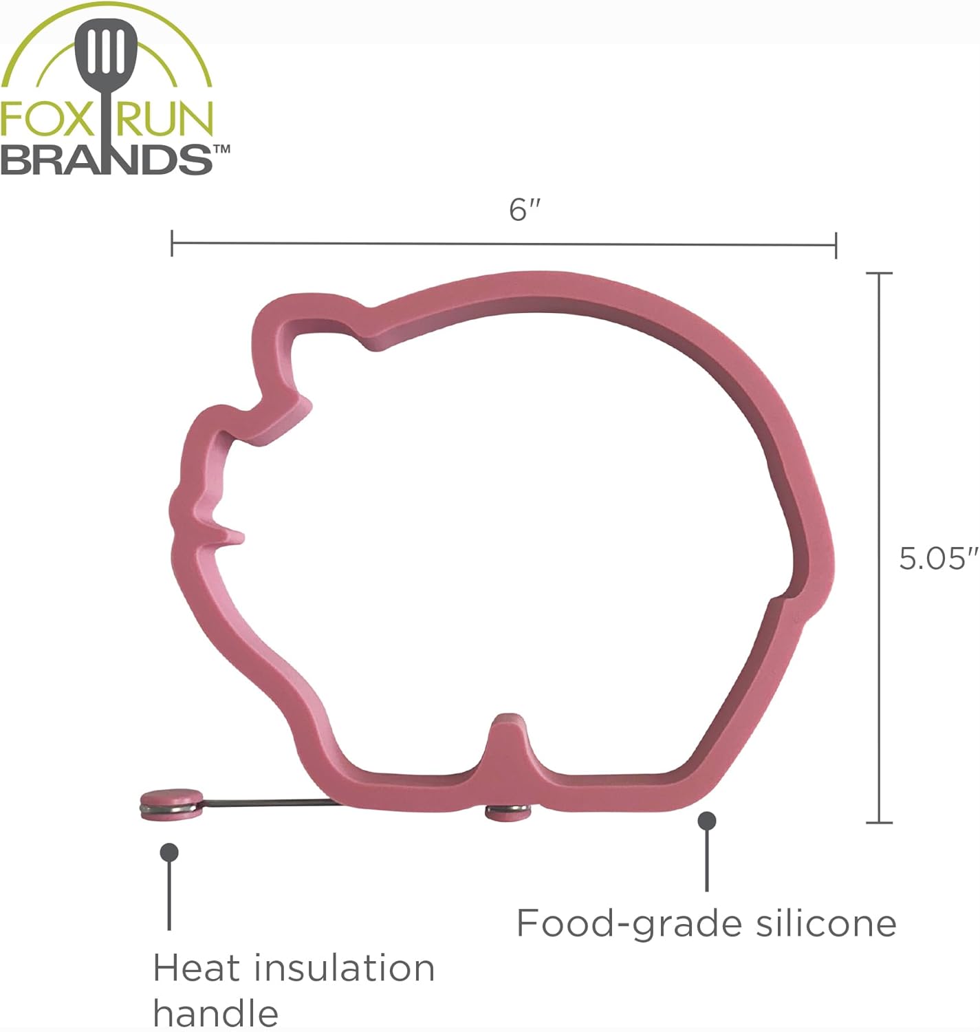 Fox Run Pig Shaped Egg Ring
