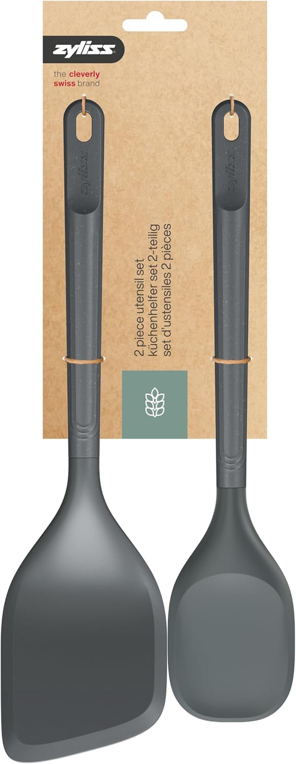 Zyliss 2 Pc Utensil Set – Spoontula & Angled Turner