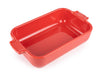 Peugeot Ceramic Baking Dish – Rectangular – Red – 22 cm