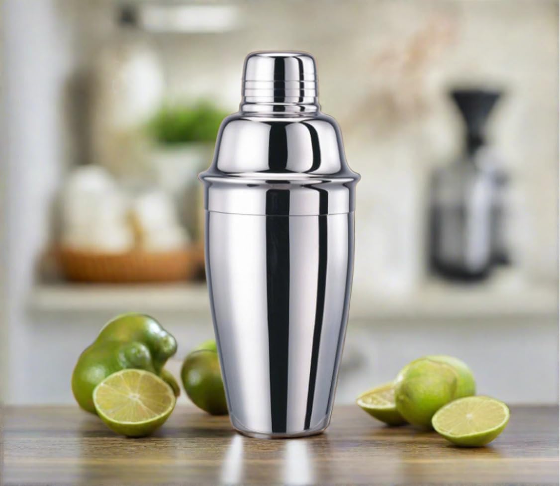 Cuisinox Stainless Steel Cocktail Shaker in Mirror Finish – 700ml by Kitchen Niche