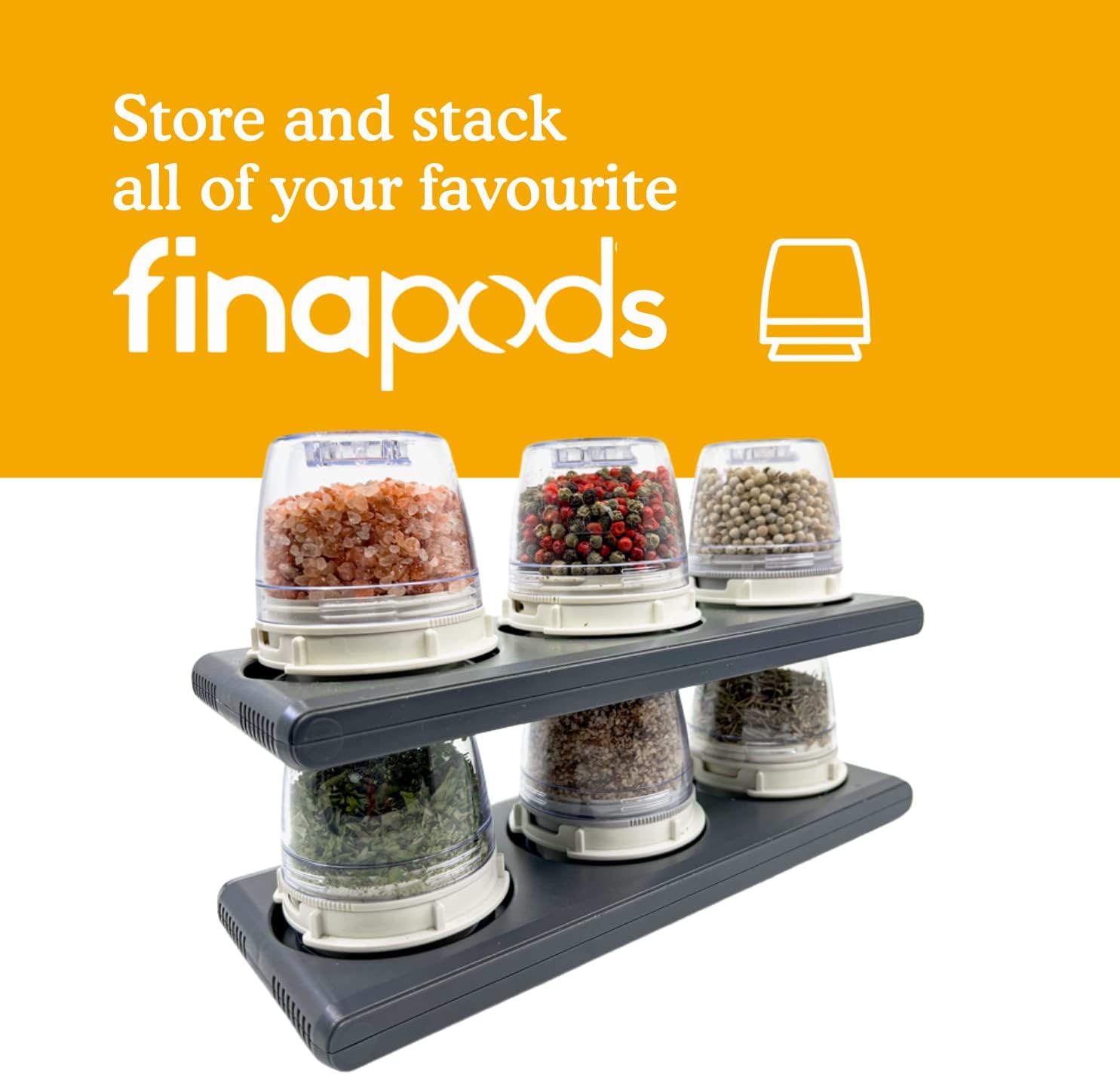 FinaMill Rectangle Tray – Storage Tray for FinaPods and FinaMill Grinder