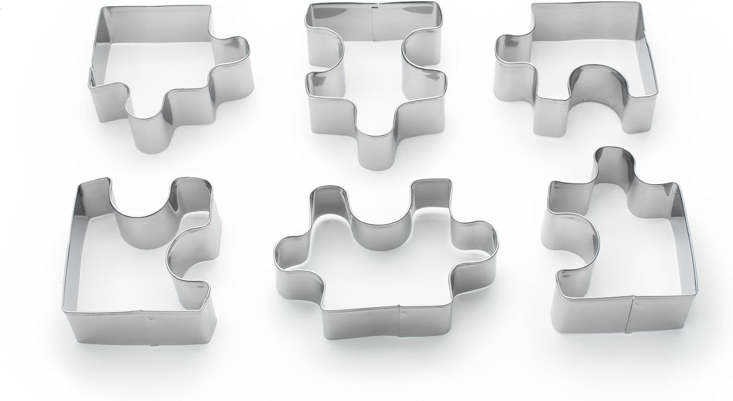 Fox Run Puzzle Pieces Cookie Cutter Set