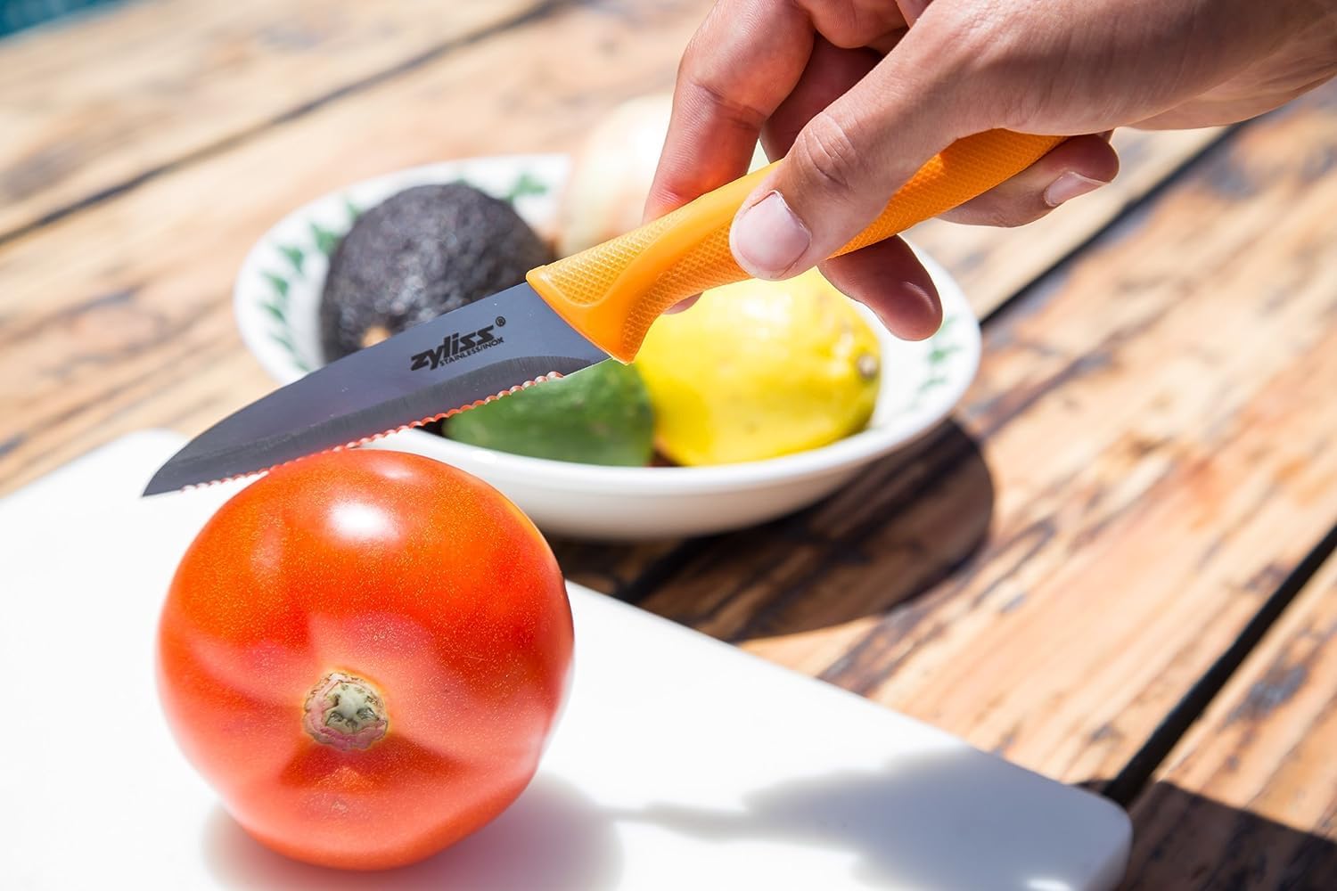 Zyliss Paring Knife Set – 3pc w/ Covers CDU (Paring / Serrated Paring / Utility) by Kitchen Niche