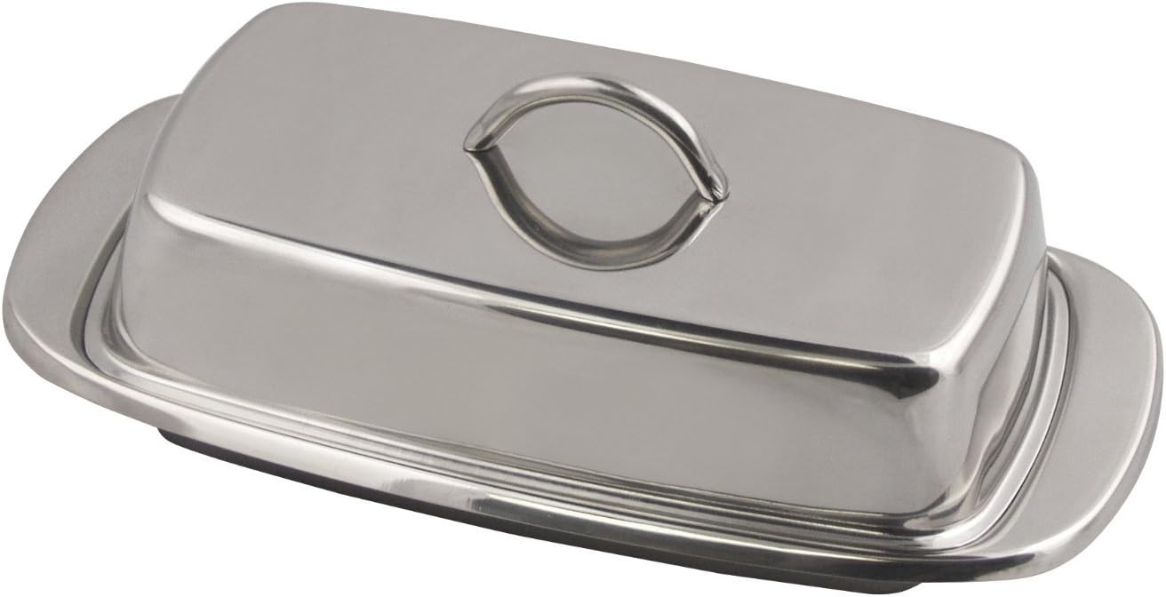 Fox Run Stainless Steel Butter Dish