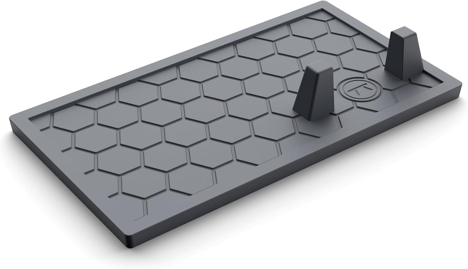 Outset Silicone Grill Mat & Tong Holder