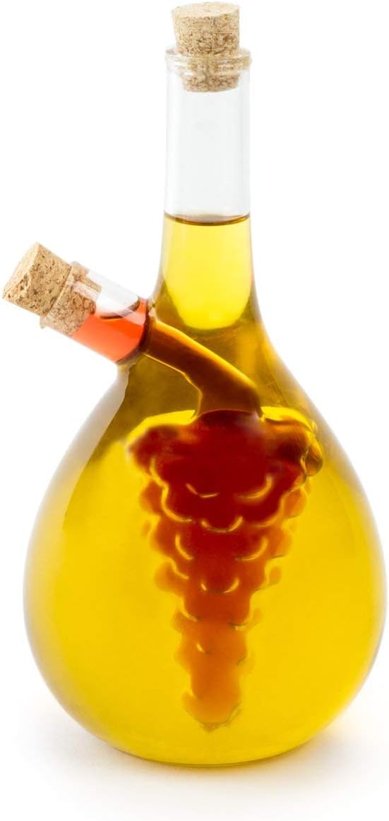 Fox Run Round Grape Oil & Vinegar Bottle