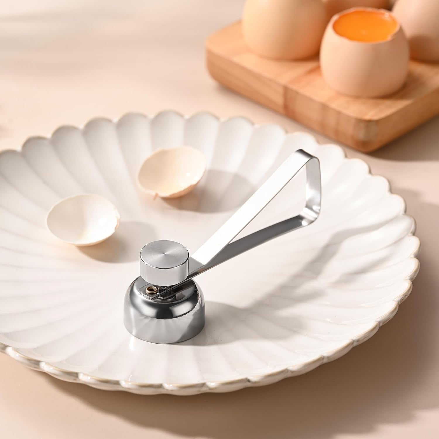 Fox Run Stainless Steel Egg Cracker