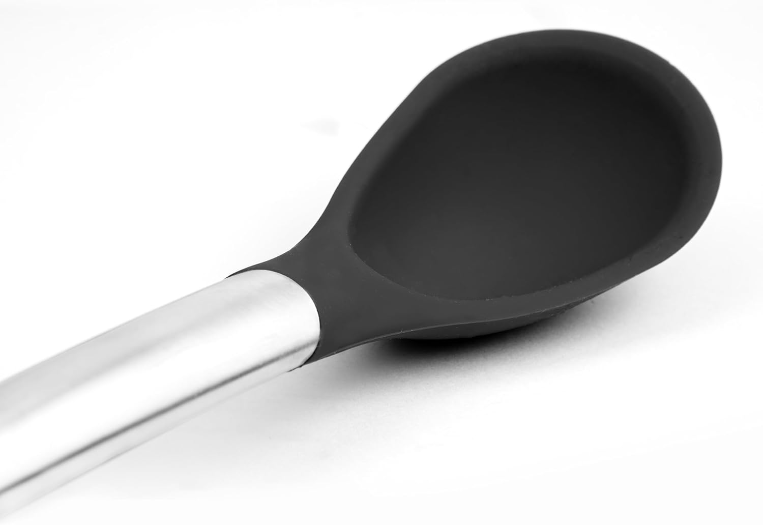 Cuisipro Silicone Spoon – 12" / 30.5 cm – Black (LFGB Silicone) Cuisipro by Kitchen Niche
