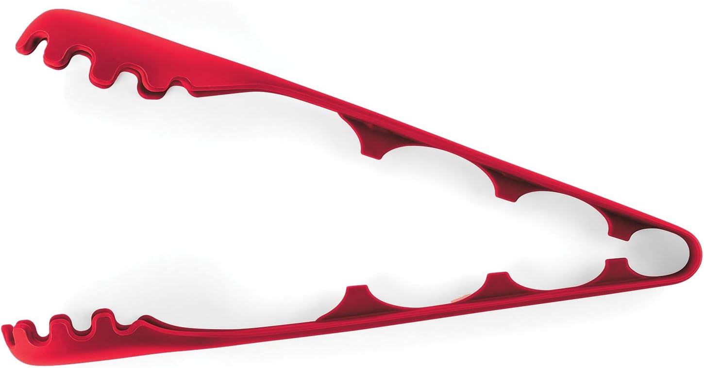 Fox Run 2 in 1 Silicone Pasta Serving Tongs with Measurer