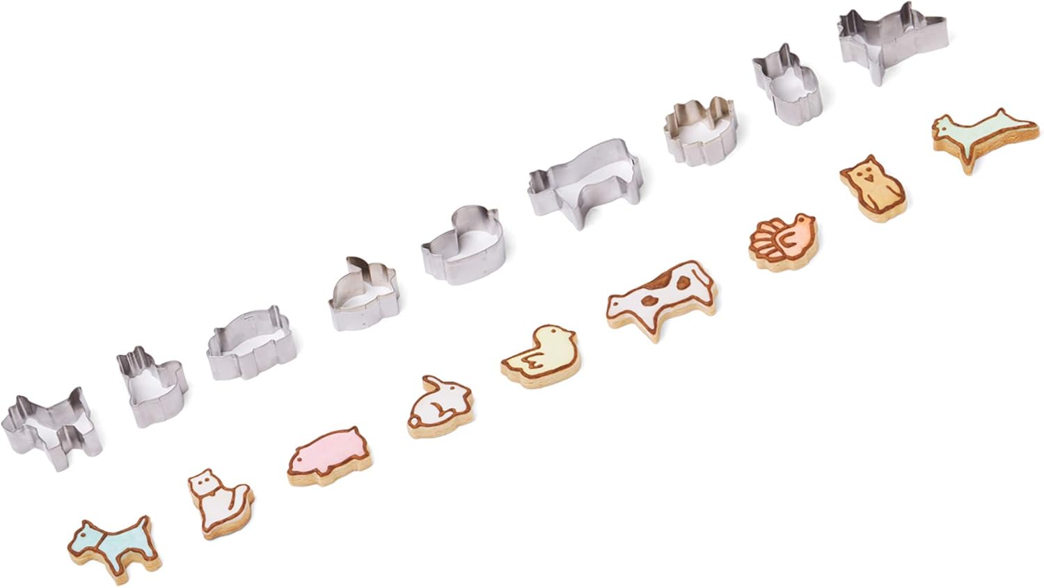 Fox Run Mini Animal Cookie Cutter Set