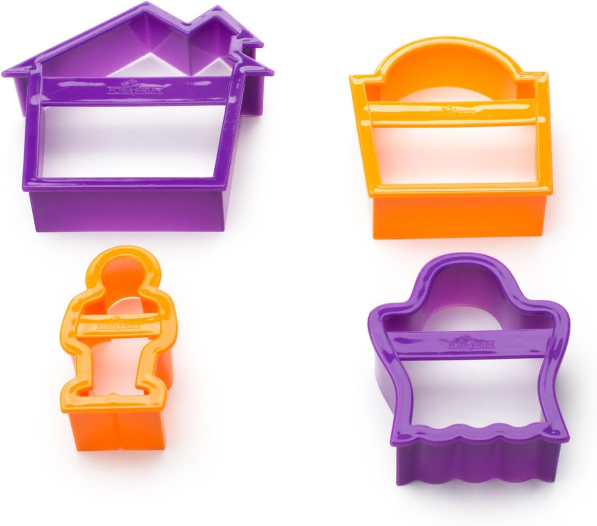 Fox Run Haunted House Halloween Cookie Cutter Set