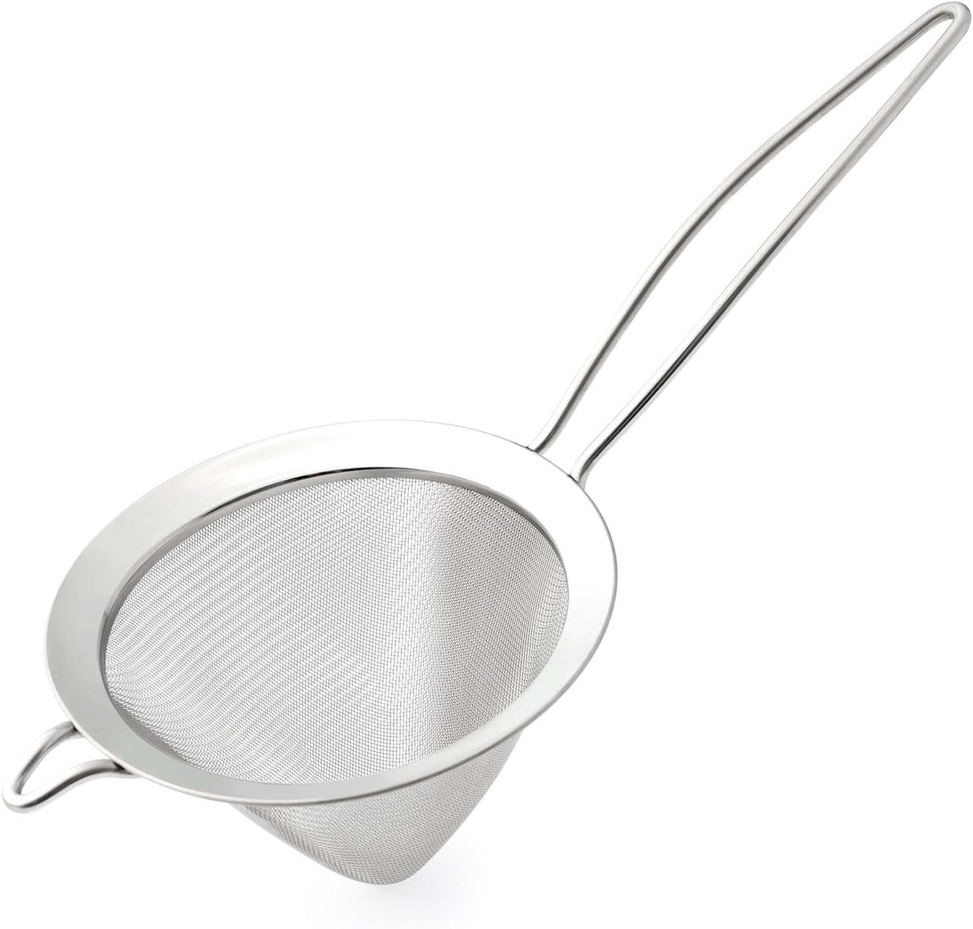 Cuisipro Cone-Shaped Strainer – Stainless Steel, 5.5" x 12.5" / 14 x 31.8 cm Cuisipro by Kitchen Niche
