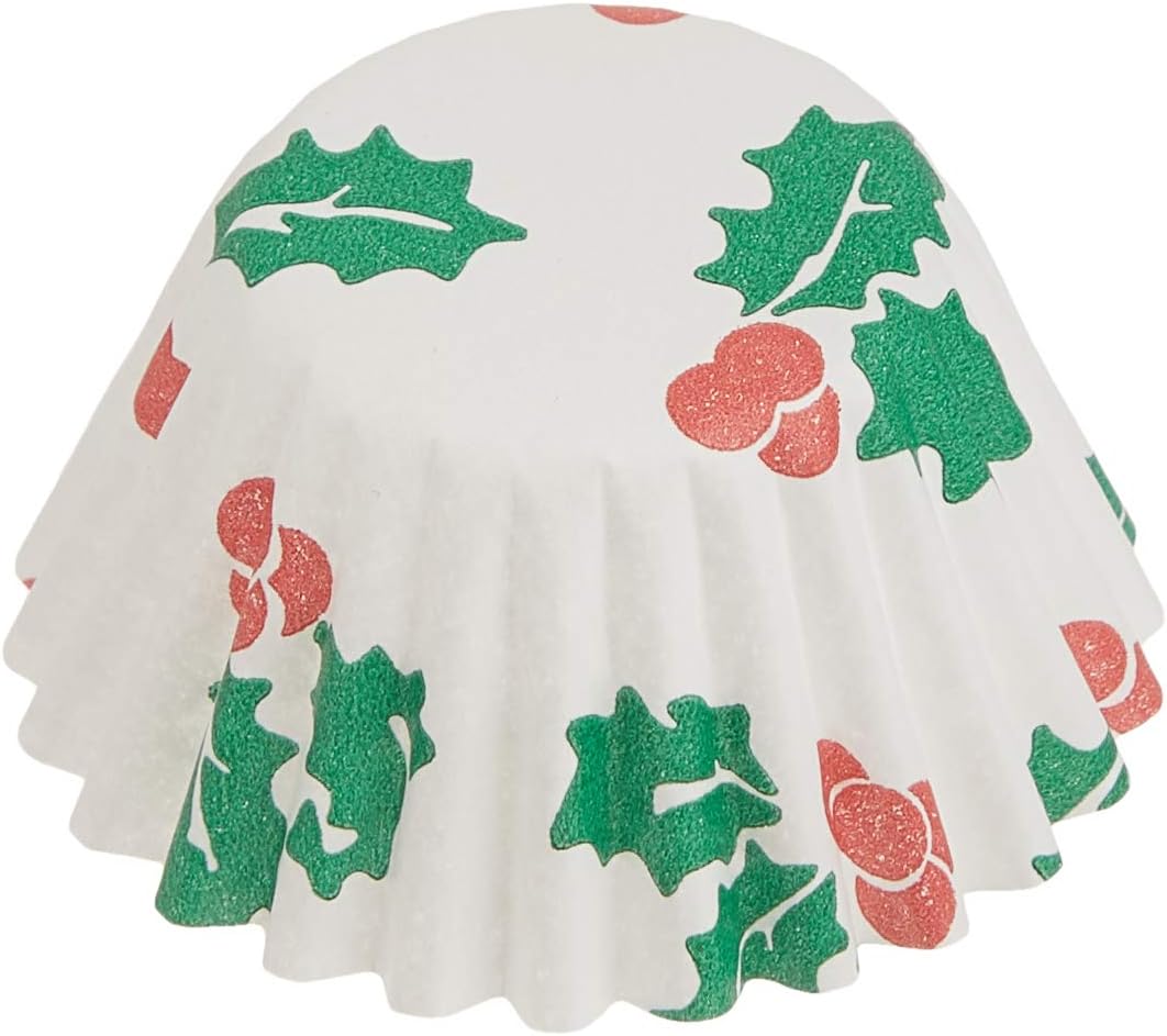 Fox Run Christmas Petit Four Baking Cups – 100 Pack