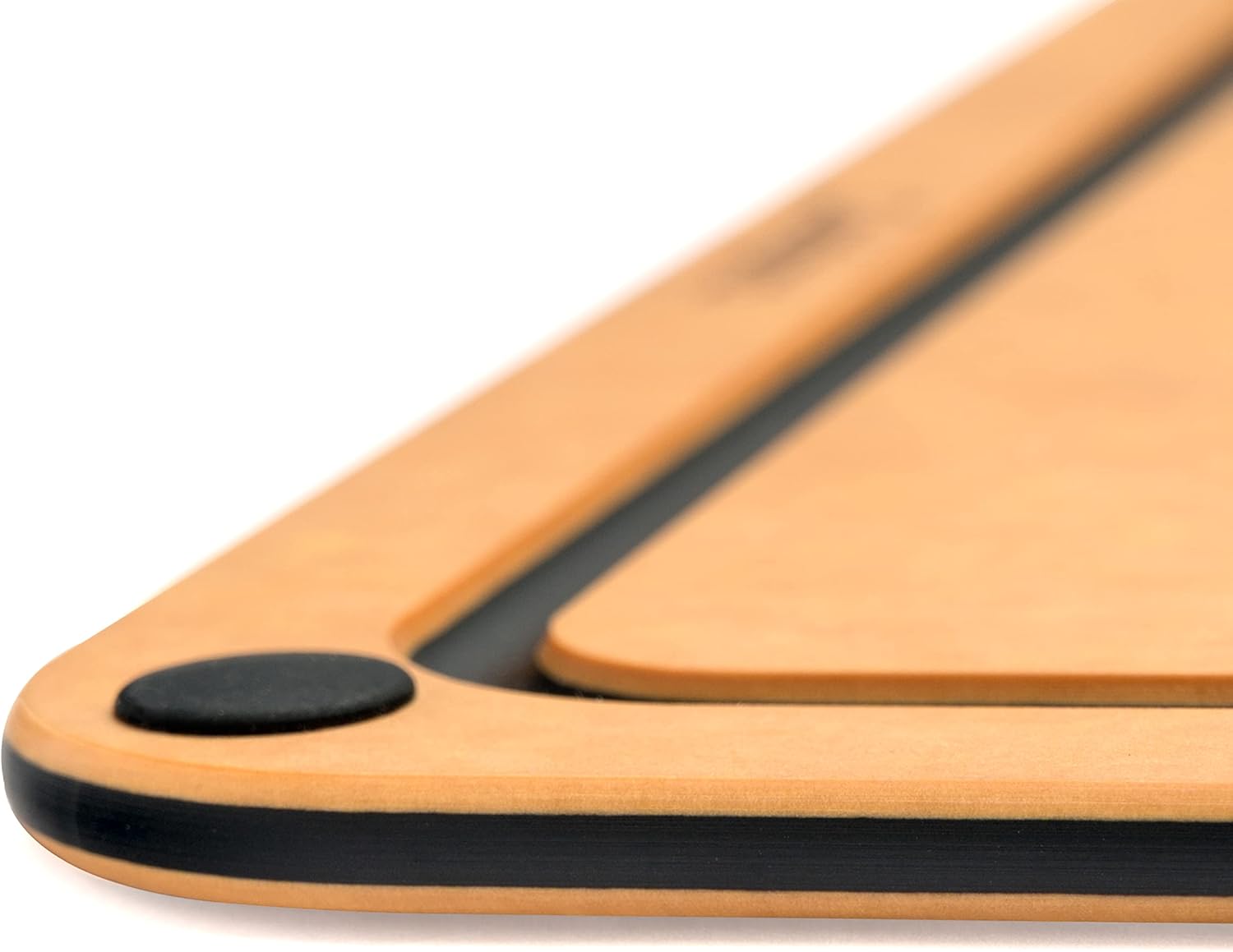 Cuisipro Fibre Wood Board with Silicone Feet – 30.5 x 22.9 x 0.6 cm – Natural Cuisipro by Kitchen Niche