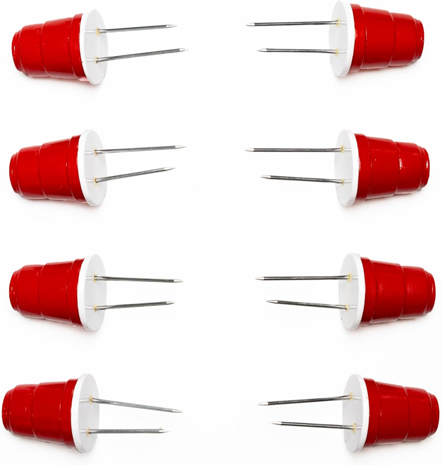 Outset Red Party Cup Corn Holders – 8 Piece Set