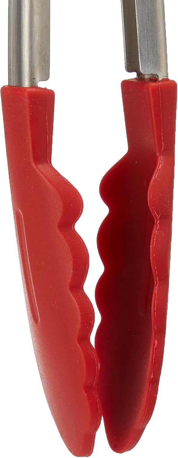 Cuisipro Locking Tongs – 12" / 30.5 cm – Silicone Red Cuisipro by Kitchen Niche