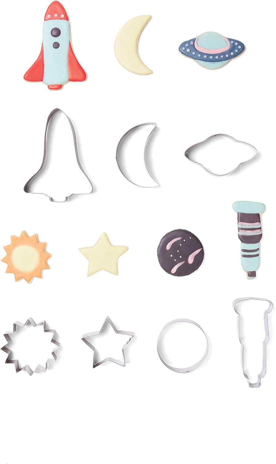 Fox Run Galileo's Astronomy Cookie Cutter Set