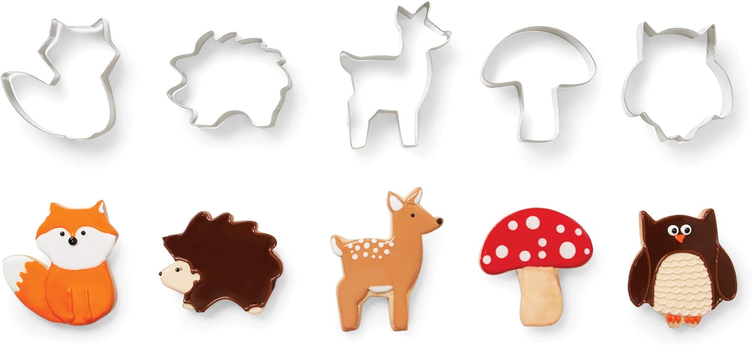Fox Run Woodland Animal Cookie Cutter Set