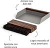 Marcato Briciola Premium American Walnut Brush & Crumb Collector