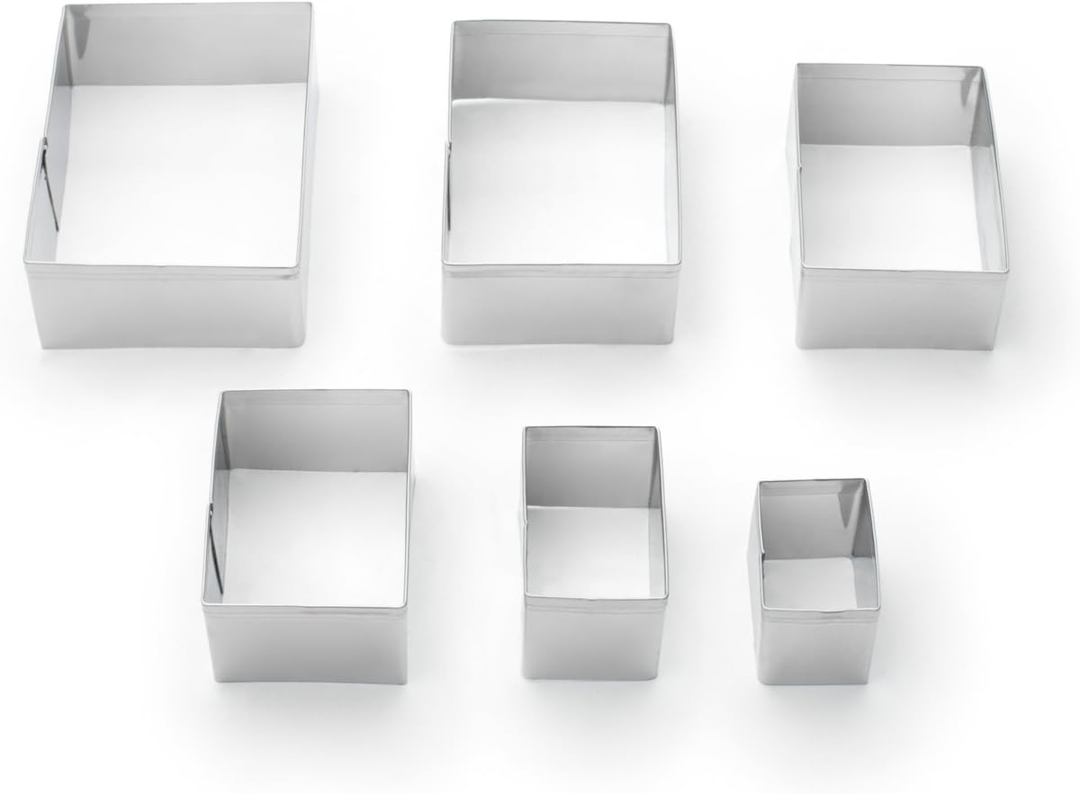 Fox Run Rectangle Cookie Cutter Set