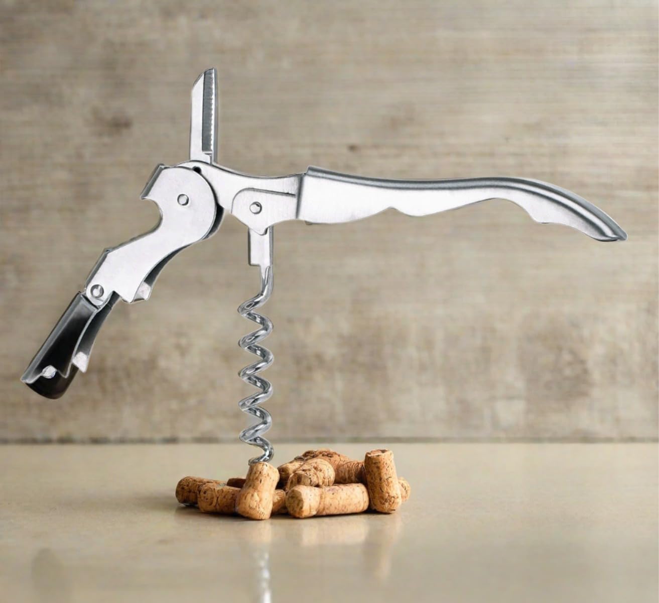 Cuisinox Stainless Steel Waiter's Professional Corkscrew by Kitchen Niche
