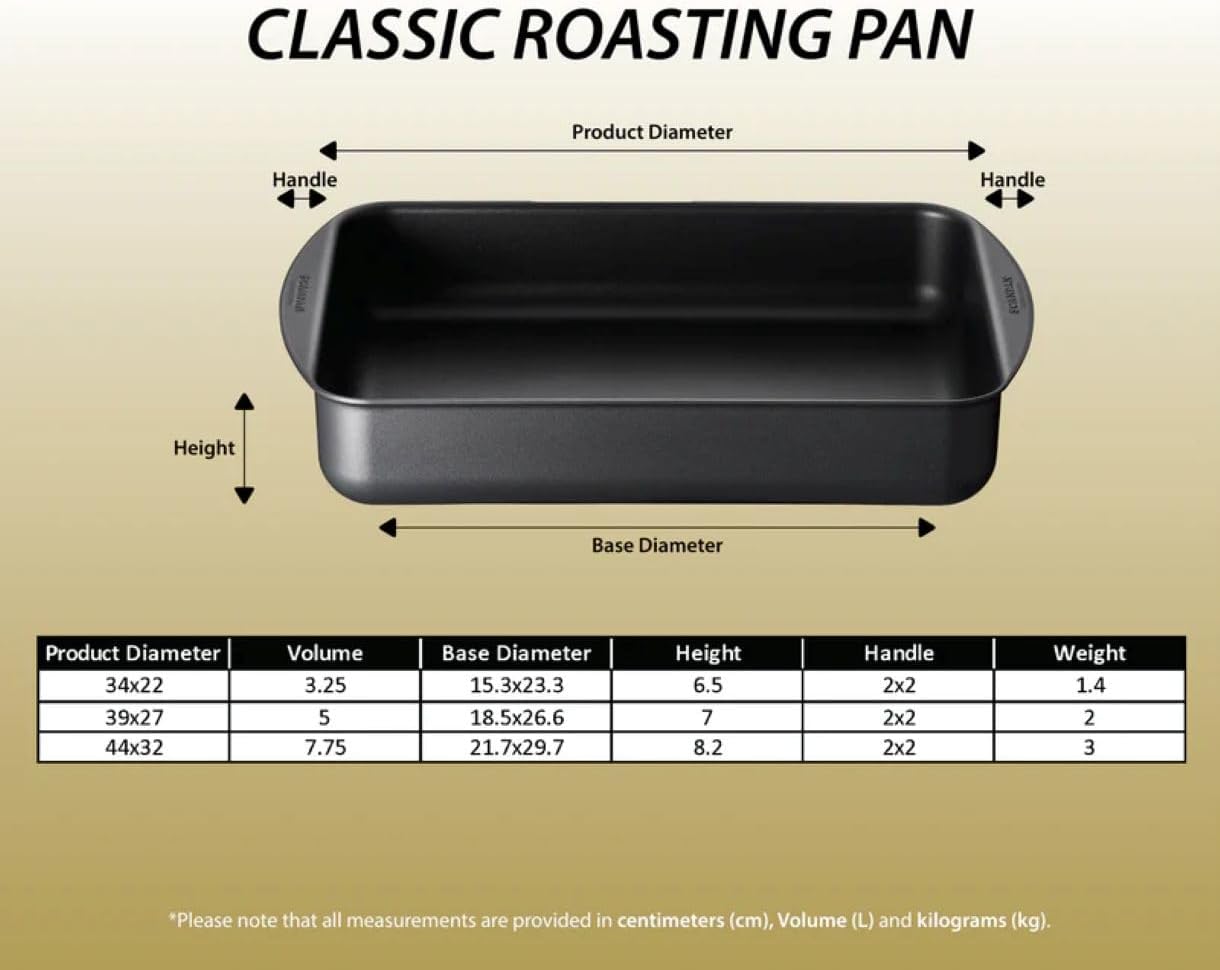 Scanpan Classic Roasting Pan – 7 L, 44 x 32 cm