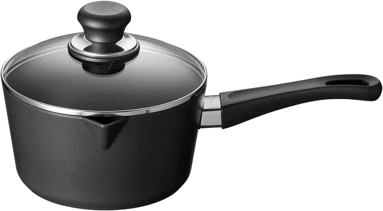 Scanpan Classic Induction Saucepan with Lid – 18 cm, 1.8 L