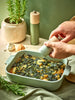 Peugeot Appolia Ceramic Baking Dish – Rectangular, Sage Green – 32 cm