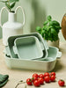 Peugeot Appolia Ceramic Baking Dish – Rectangular, Sage Green – 32 cm