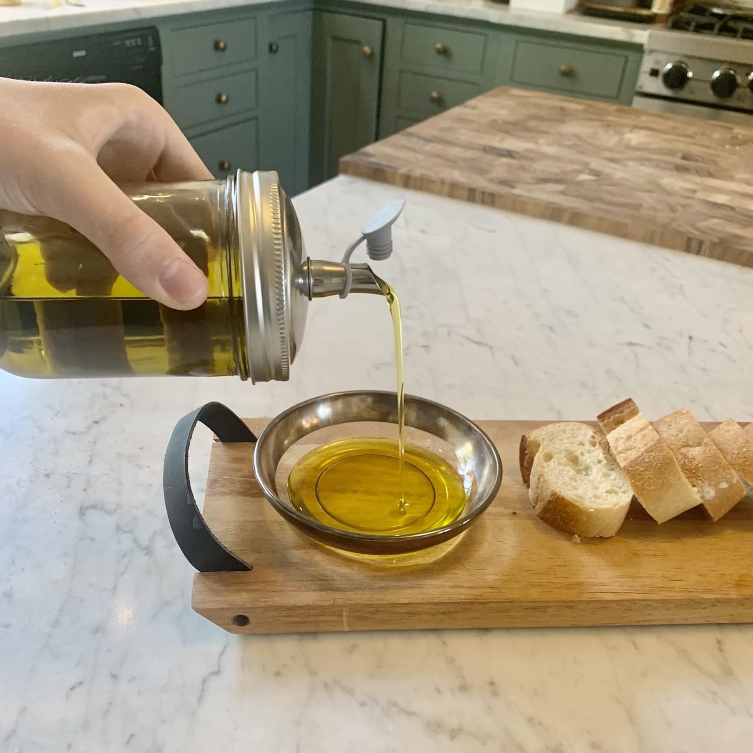 Jarware Stainless Steel Oil Cruet Lid