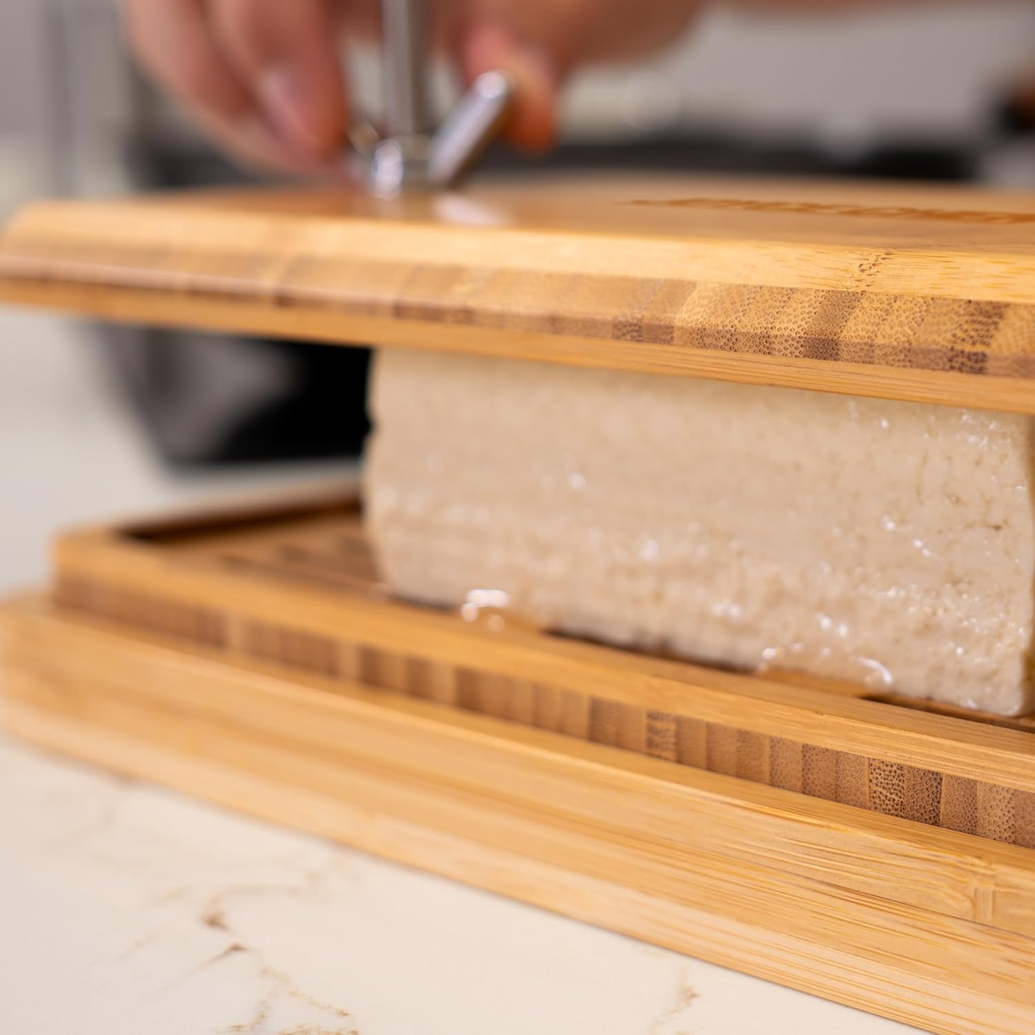 Joyce Chen Burnished Bamboo Tofu Press