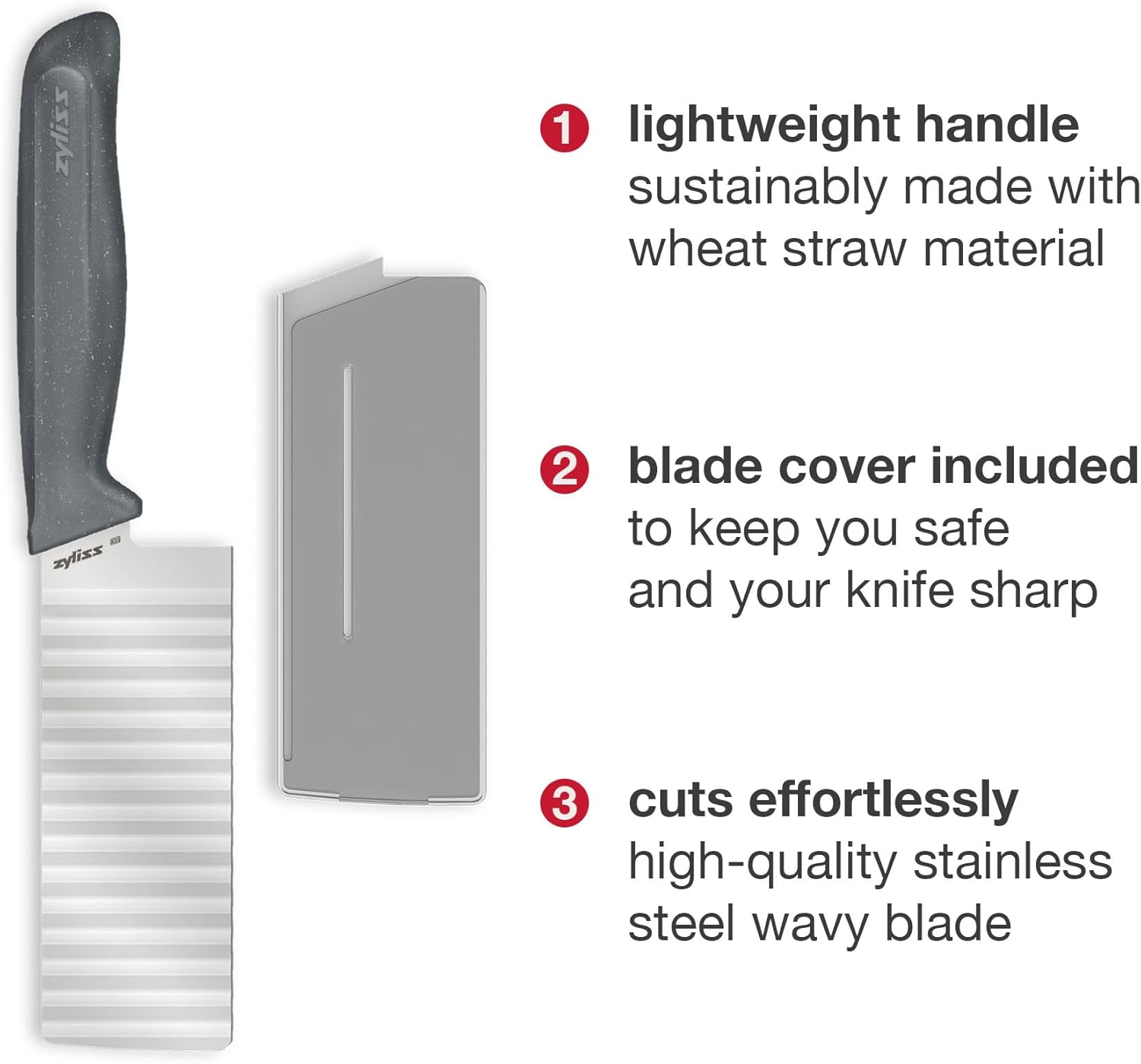 Zyliss Crinkle Cut Knife – 4.5" / 11.4 cm