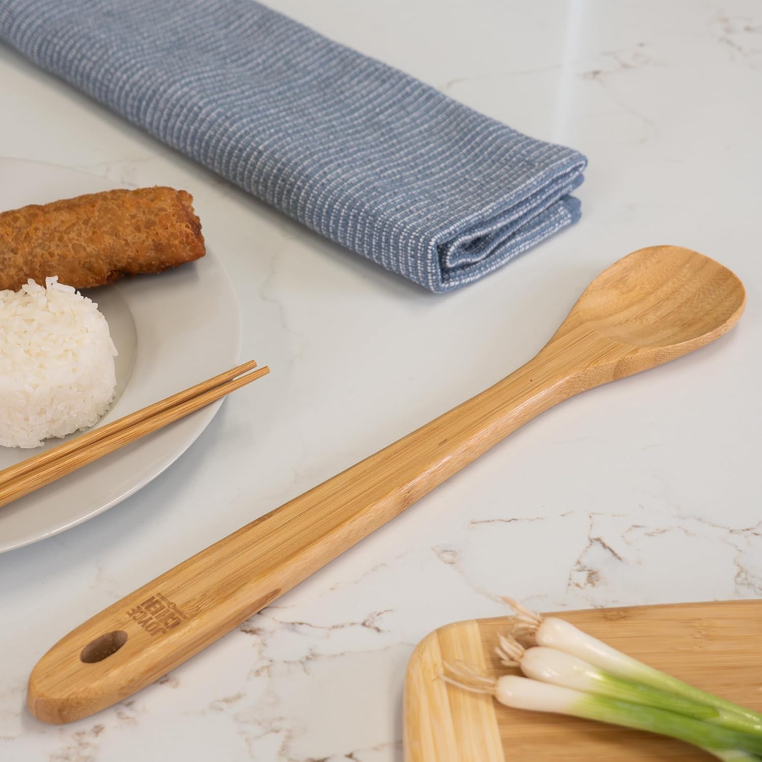 Joyce Chen Burnished Bamboo Mixing Spoon – 15"