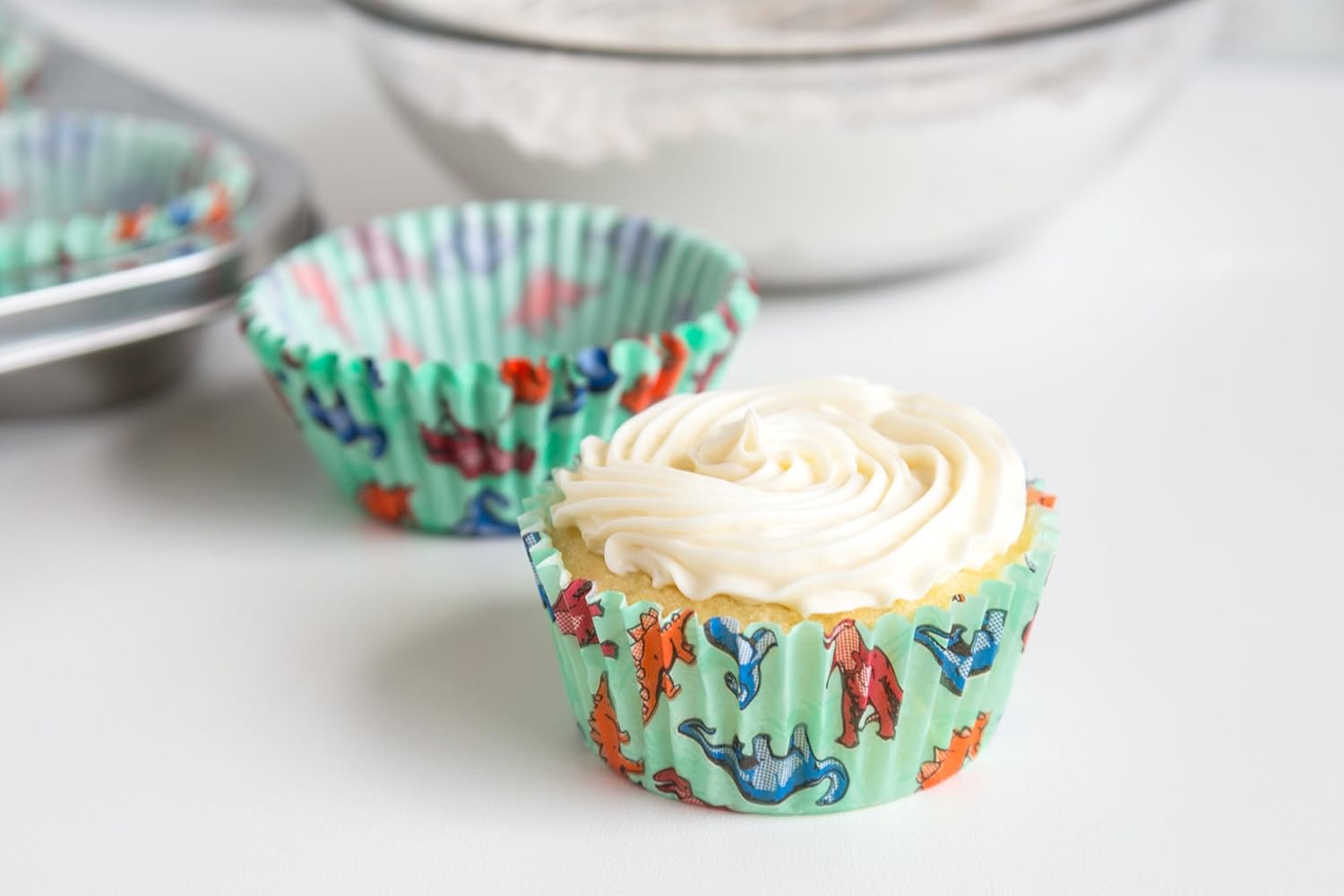 Fox Run Dinosaur Bake Cups - 50 Pack