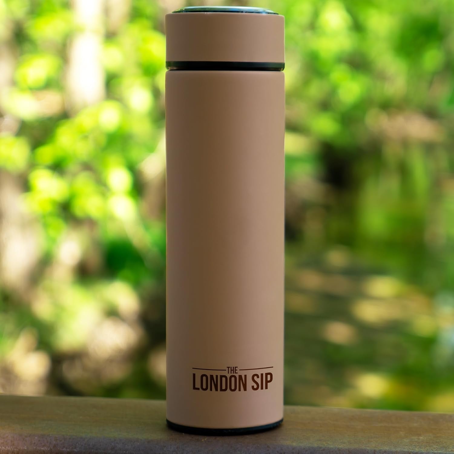 London Sip Tea Infuser Bottle – Mocha Brown – 16 oz