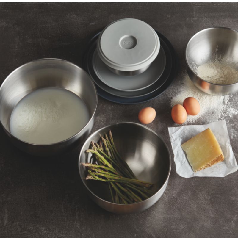 Joseph Joseph Nest Prep Mixing Bowl Set – 4-Piece – Stainless Steel