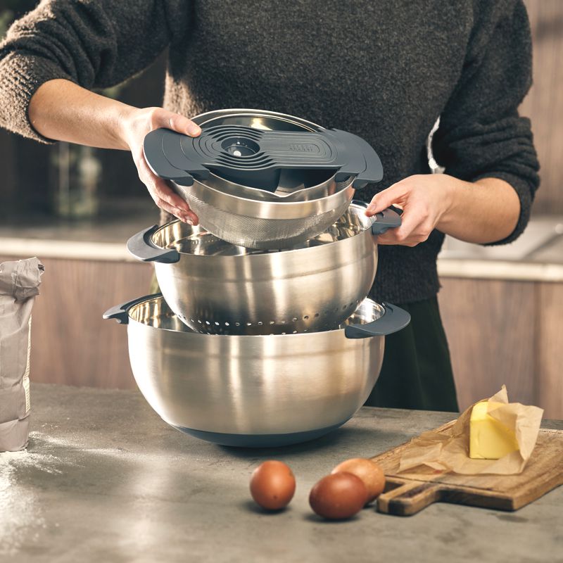 Joseph Joseph Nest 9 Steel Mixing Bowl & Food Preparation Set