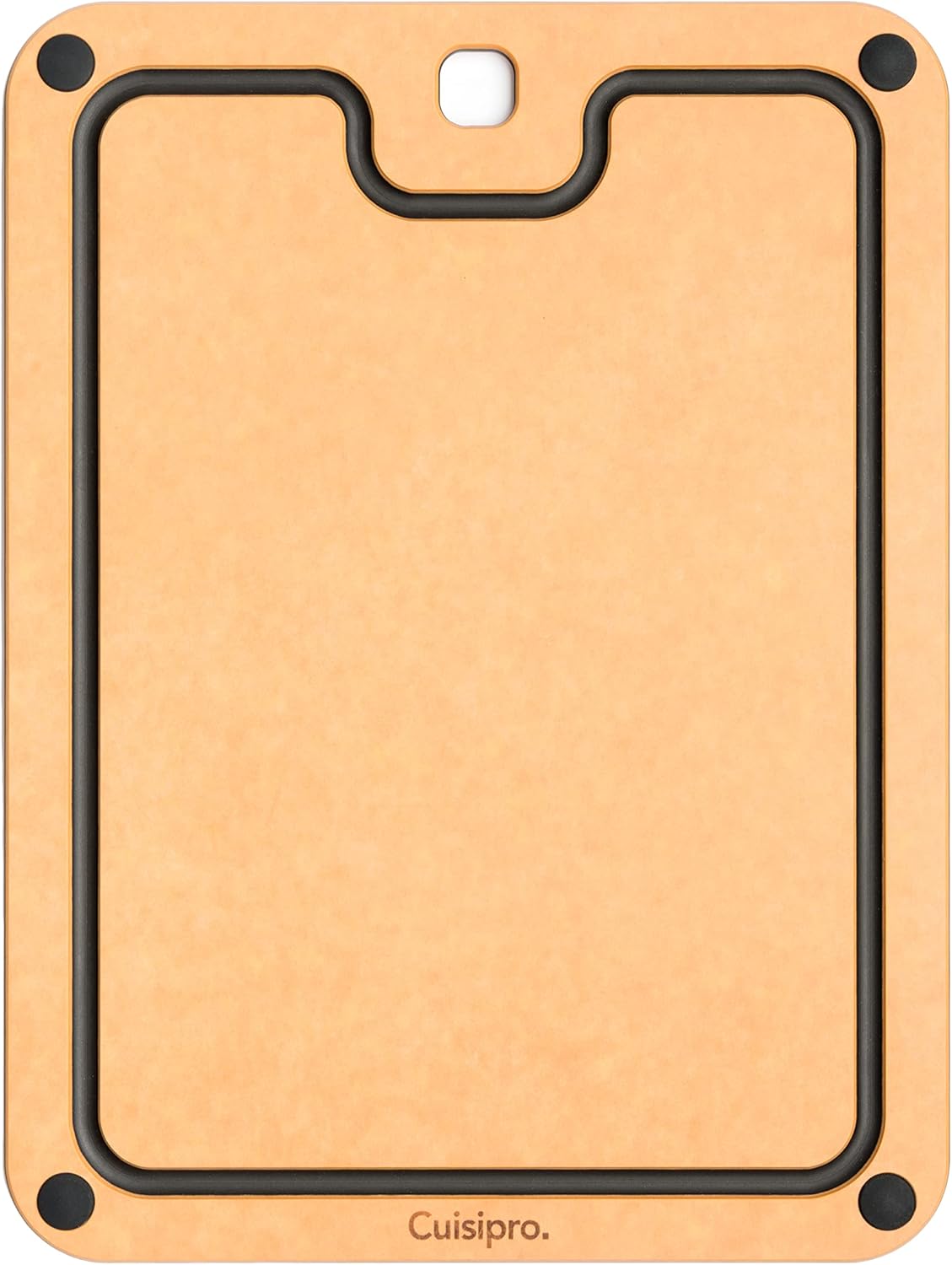 Cuisipro Fibre Wood Board with Silicone Feet – 30.5 x 22.9 x 0.6 cm – Natural Cuisipro by Kitchen Niche