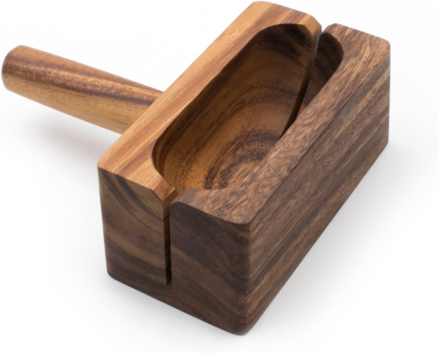 Ironwood Acacia Wood Bagel Miter Slicing Guide