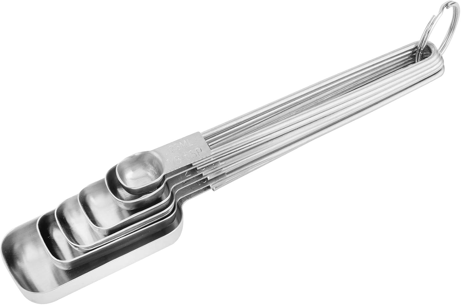 Fox Run Stainless Steel Measuring Spoon Set of 6