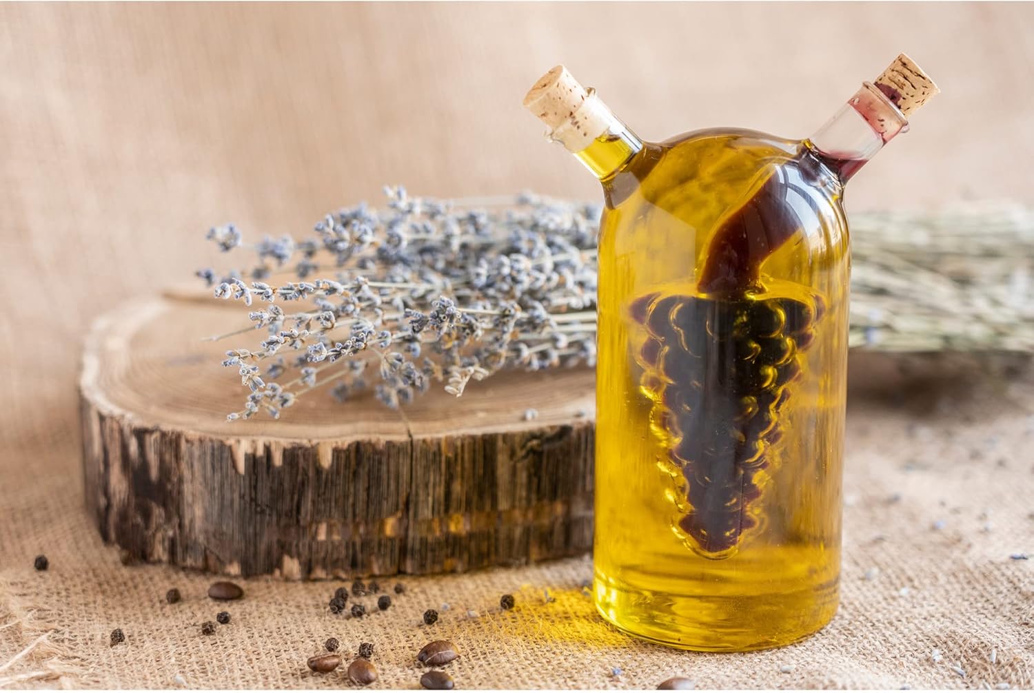 Fox Run Grape Oil and Vinegar Bottle