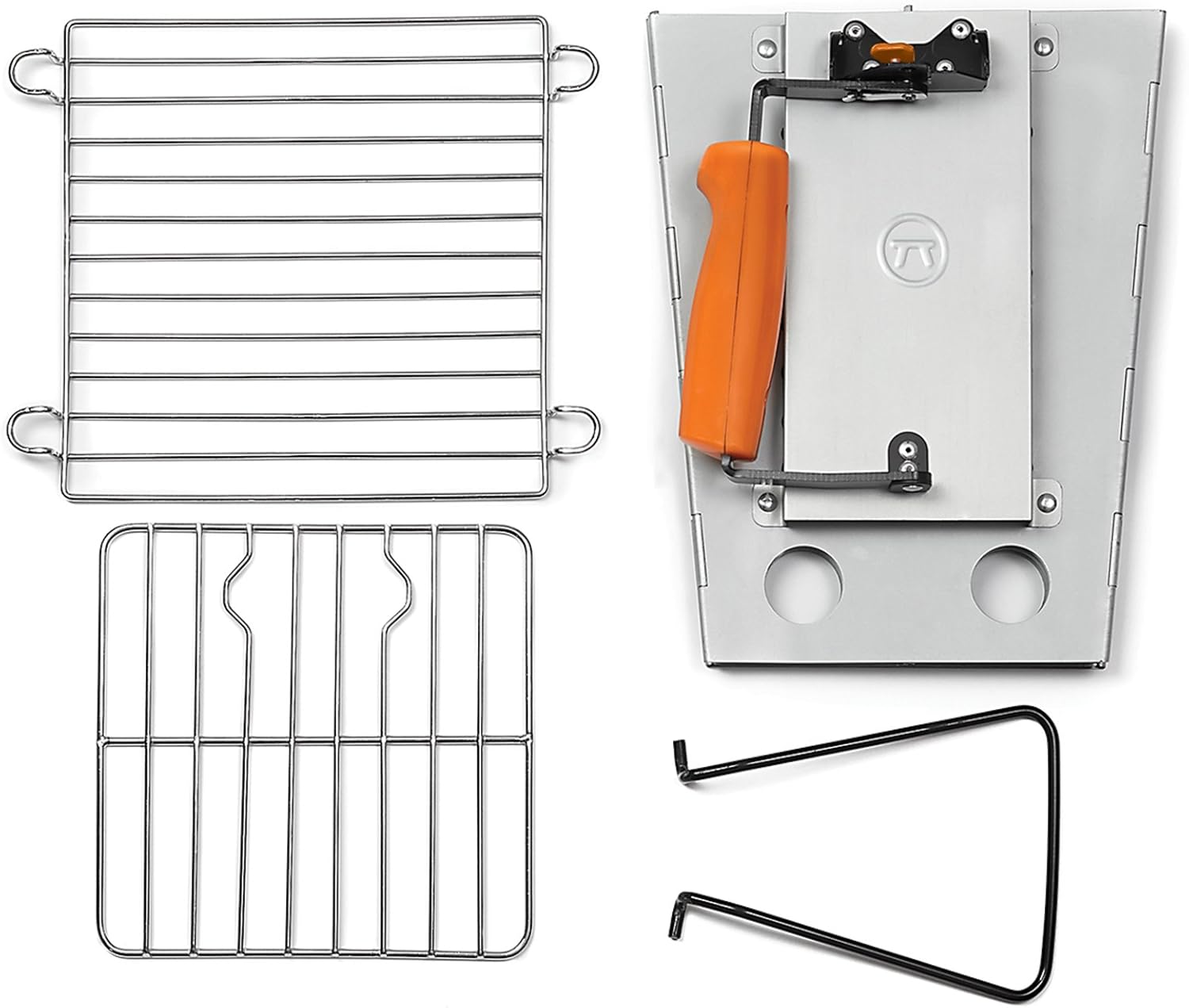 Outset Collapsible Camping Grill & Chimney Starter